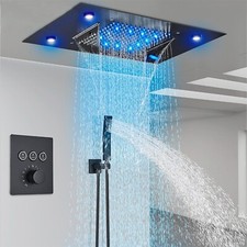 Rubinetto doccia incasso nero