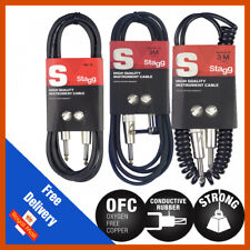 Jack Guitar Lead: Cavo Basso/Elettrico/Acustico/Strumento ad Amplificatore, Garanzia a Vita