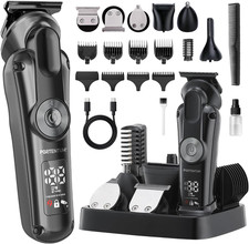 Tagliacapelli Uomo Professionale LED – Set Da 21 Pezzi – Macchinetta per Capelli