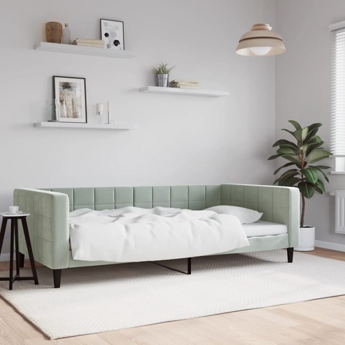 Letto giorno grigio chiaro - letto,