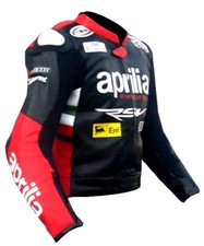 Aprilia Veste Motard en Cuir