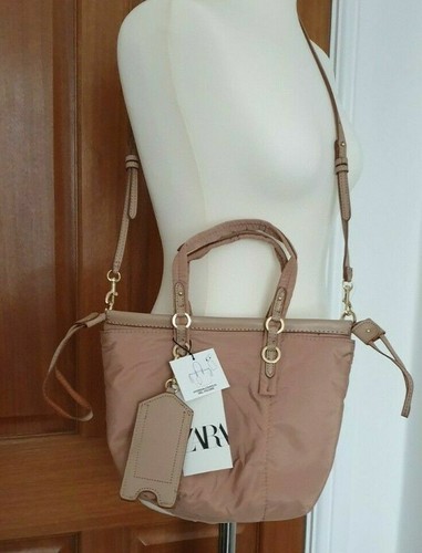 Zara blush nylon mini tote - mini,