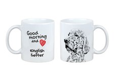 Setter inglese tazza con cane