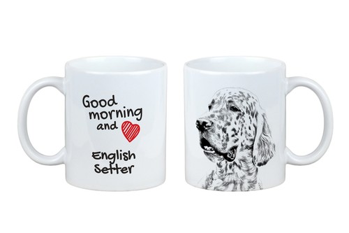 Setter inglese tazza con cane