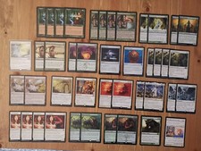 MAZZO CARTE MAGIC BIANCO / VERDE PUNTI VITA CON 2X WURM MAGGIORE INAT FOIL!N.472