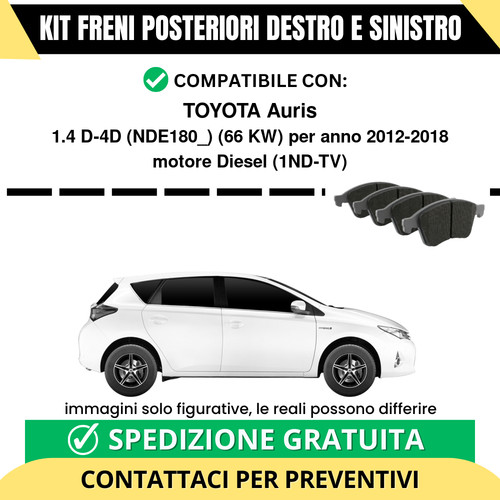 Pastiglie freno posteriori - pastiglie,