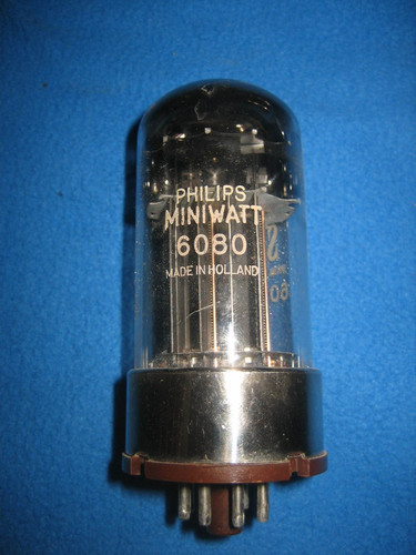 Philips miniwatt 6080 getter - miniwatt, 0-getter