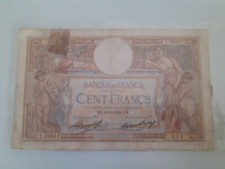 ✅?antica Banconota 100 Francs FRANCHI FRANCESE  Luc Olivier Merson 