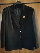 Giacca Donna Nero XL Righe