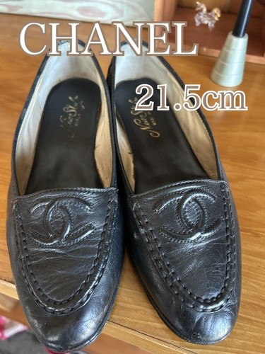 Mocassini chanel pelle nero - mocassini,