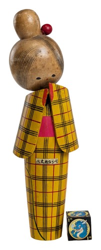 Bambola kokeshi creativa - kokeshi,