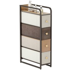 HOMCOM Cassettiera 4 Cassetti