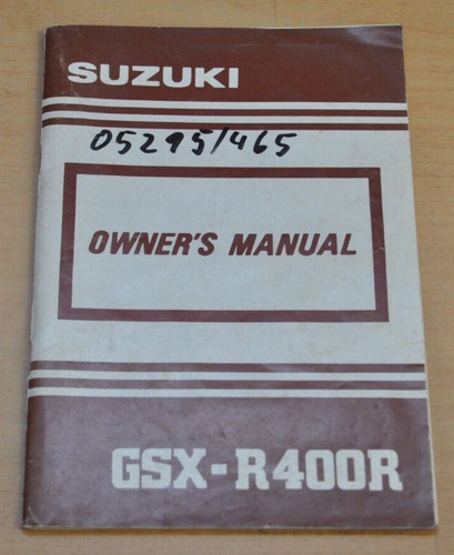 Suzuki gsx r400r fahrer - gsx,