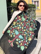 Embroidered fine wool Kashmir