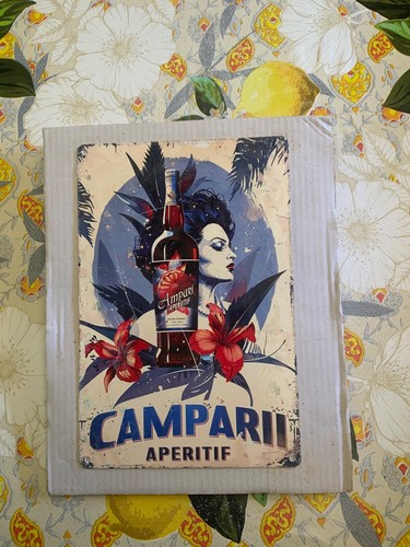 Insegna metallo campari - insegna, metallo,