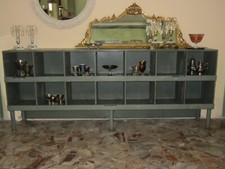 MOBILE INDUSTRAILE OFFICINA ORIGINALE VINTAGE GAMBE FERRO LUNGO CM 296