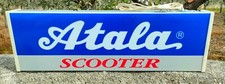 Insegna luminosa bifacciale Atala scooter vintage mai installata nuova nos 