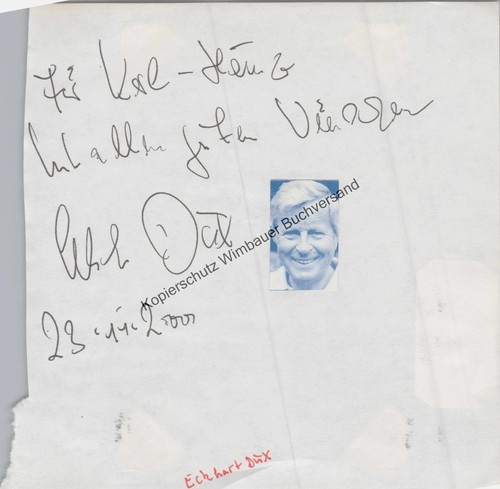 Autografo originale eckhart - autografo,