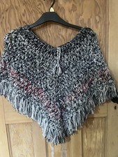 Poncho donna fatto a mano