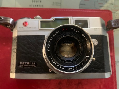 Fotocamera telemetro petri f - petri,