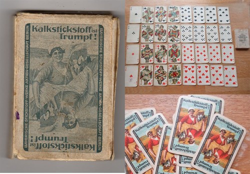 Vecchio gioco carte vintage - di,