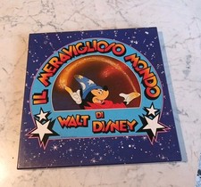 Walt DISNEY Box 6 VINILI LP IL MERAVIGLIOSO MONDO Di 1978 Alice Bambi Biancaneve