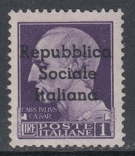 ITALIA RSI Social Rep TERAMO Sassone n.8 cv 1050$ MNH** firmato Biondi +E.Diena R*