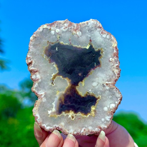 Fetta geode agata - fetta, pizzo
