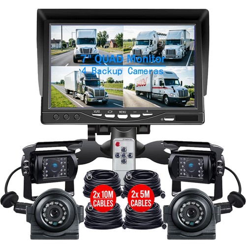 Schermo monitor quad split - quad, 7"