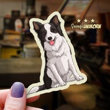 Border Collie Vinyl Sticker