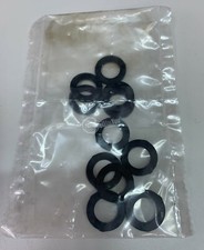 SET DI 11 GUARNIZIONI DIAMETRO Ø 1,5CM IN GOMMA COLORE NERO FERRAMENTA FAI DA TE