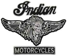 Indian Chief Skull Wings Biker