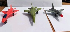 Lotto 3 Aerei da Guerra Giocattolo in Plastica.