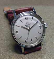 Orologio RECORD WATCH  cs.acciaio 2 pezzi fond. vite- manuale - '50- 31mm