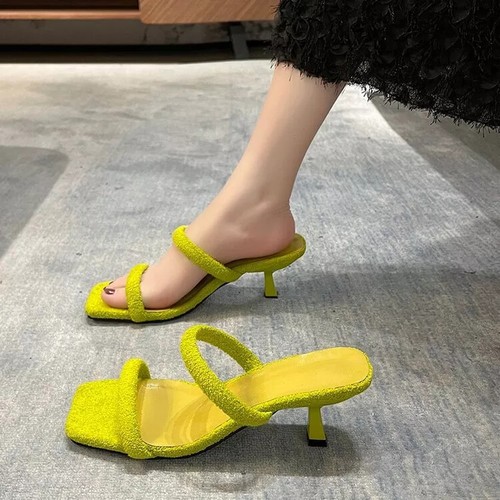 Sandali sabot ciabatte tacco - sandali,
