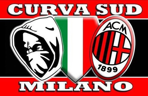 Calcio ultras milan adesivo - adesivo, a5