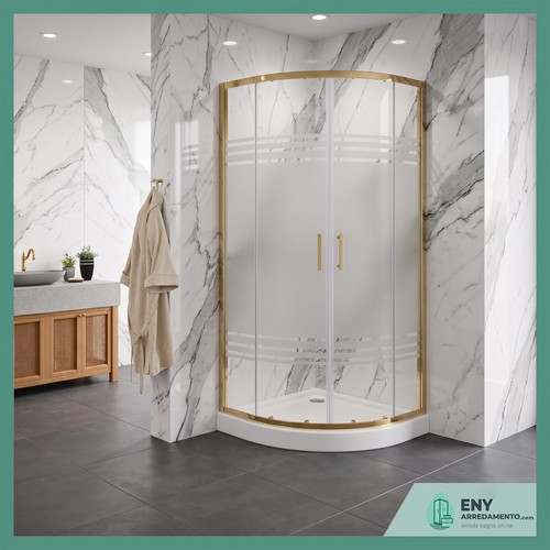 Box doccia semicircolare - , con