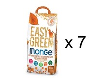Monge Easy Green, Lettiera Mais Gatto Biodegradabile, 7 Conf. da 10L 