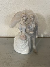 Cake topper porcellana sposi