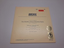 NEAR MINT Bach – Pierre Fournier – Suiten Für Violoncello Solo Archiv Produktion