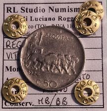 AB704-REGNO D'ITALIA - Vittorio Emanuele III - 50 Centesimi 1924 B. Rigato - R