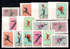 Ungheria 1963 Mi. 1898AB-1904AB MNH 100% SPORT, pattinaggio artistico