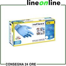 Guanti in nitrile monouso Reflexx R72 Food Line senza polvere