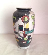 attraente vaso di design midcentury, Italia, Guido Gambone ? o perimetro, 24 cm