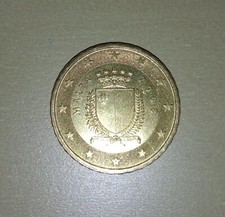 Moneta cent malta - 10, cent,