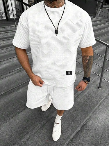 Shirt uomo testurizzata - t-shirt,