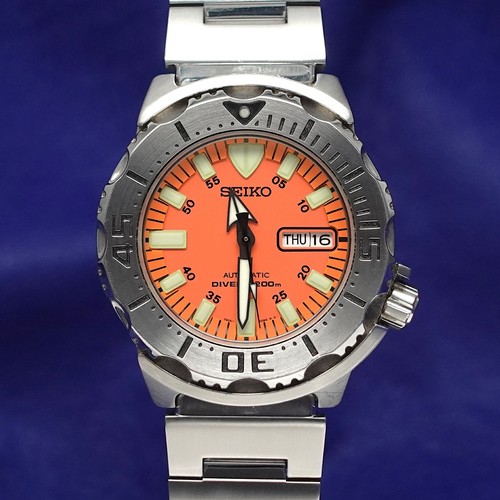 Seiko orange monster 7s26 - orange, 7s26-0350