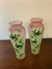 Coppia Di Vasi Smaltati