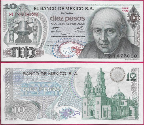 Messico pesos 1977 unc - messico,