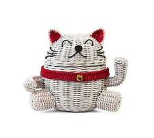 Cesto in rattan gatto